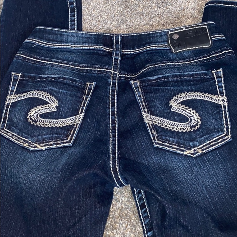 Silver jeans